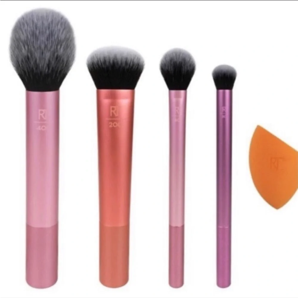 Real‎ Techniques Everyday Essential Brush Set Beauty Tools Gift Set NEW Box